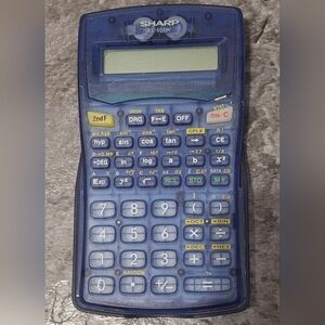 Sharp EL-501W Blue Calculator